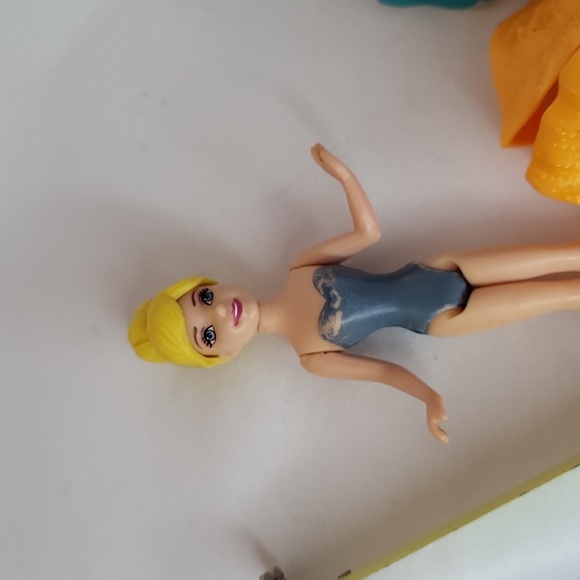 Magic Clip Disney Princess Dolls Polly Pocket Lot (9) used condition 4" See - Picture 7 of 14